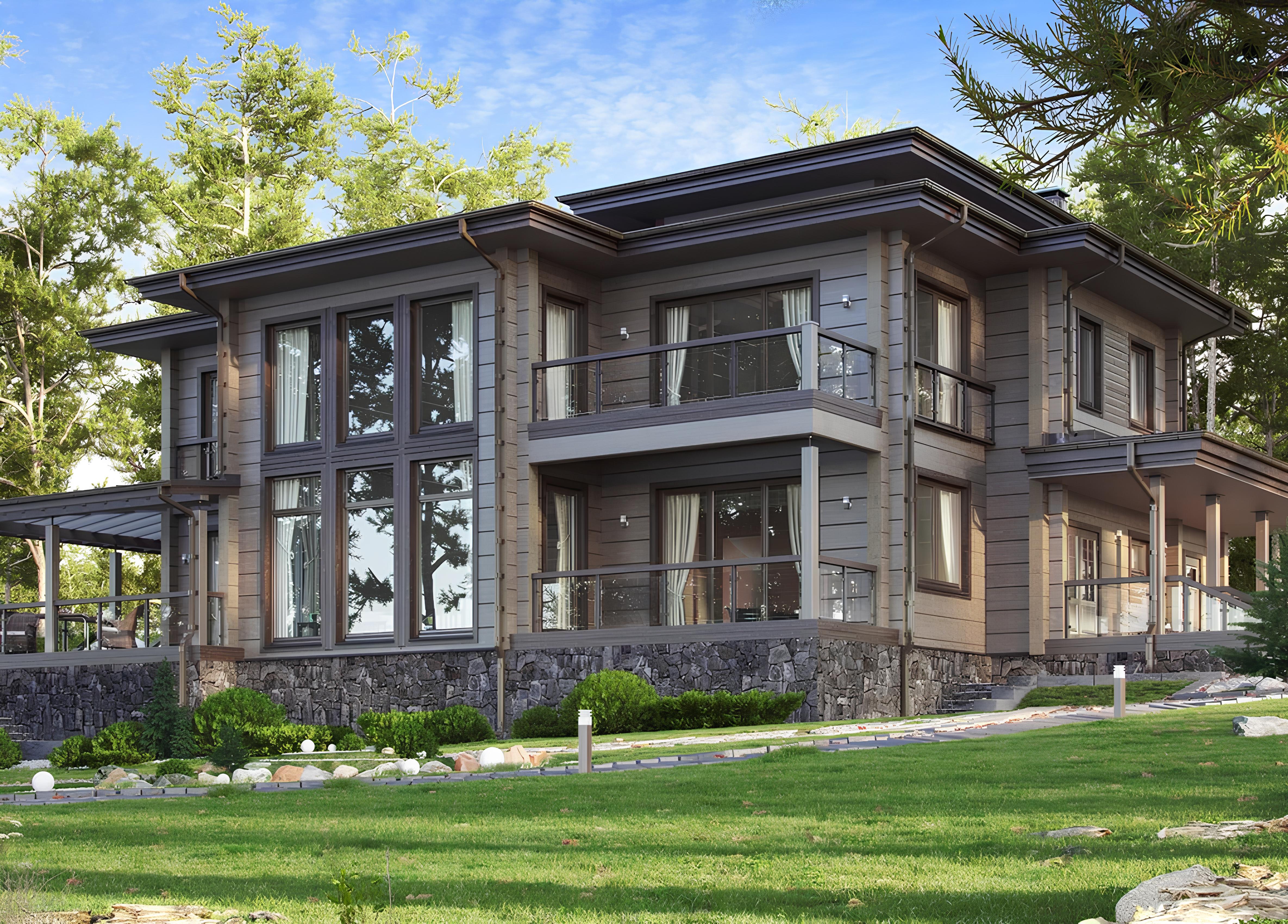 Дом из клееного бруса VZ-389